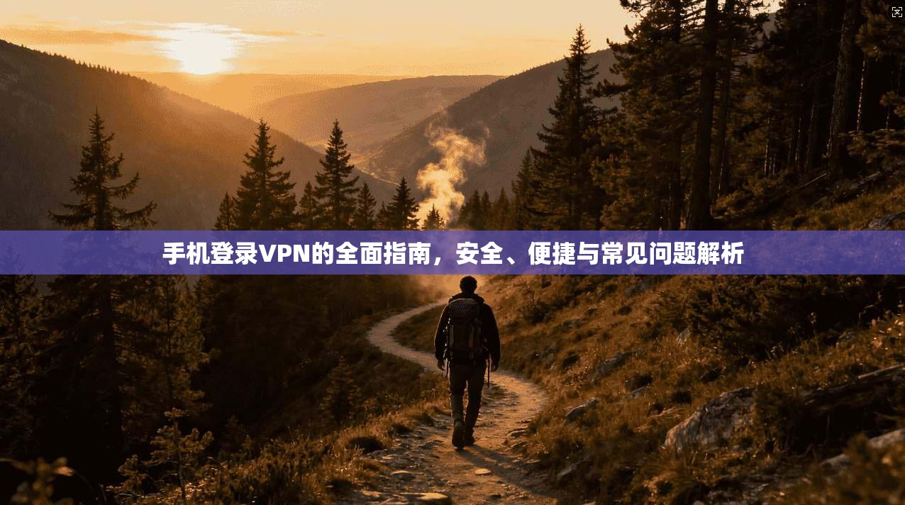 手机登录VPN的全面指南，安全、便捷与常见问题解析