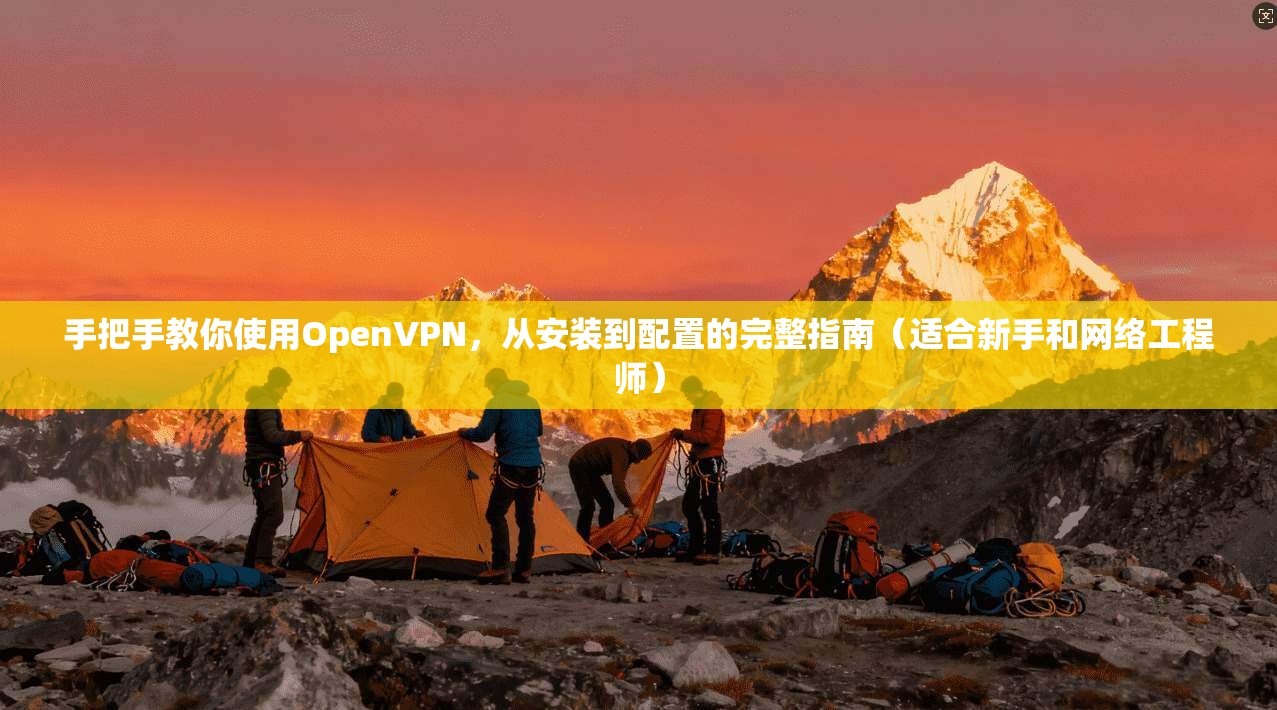 手把手教你使用OpenVPN，从安装到配置的完整指南（适合新手和网络工程师）