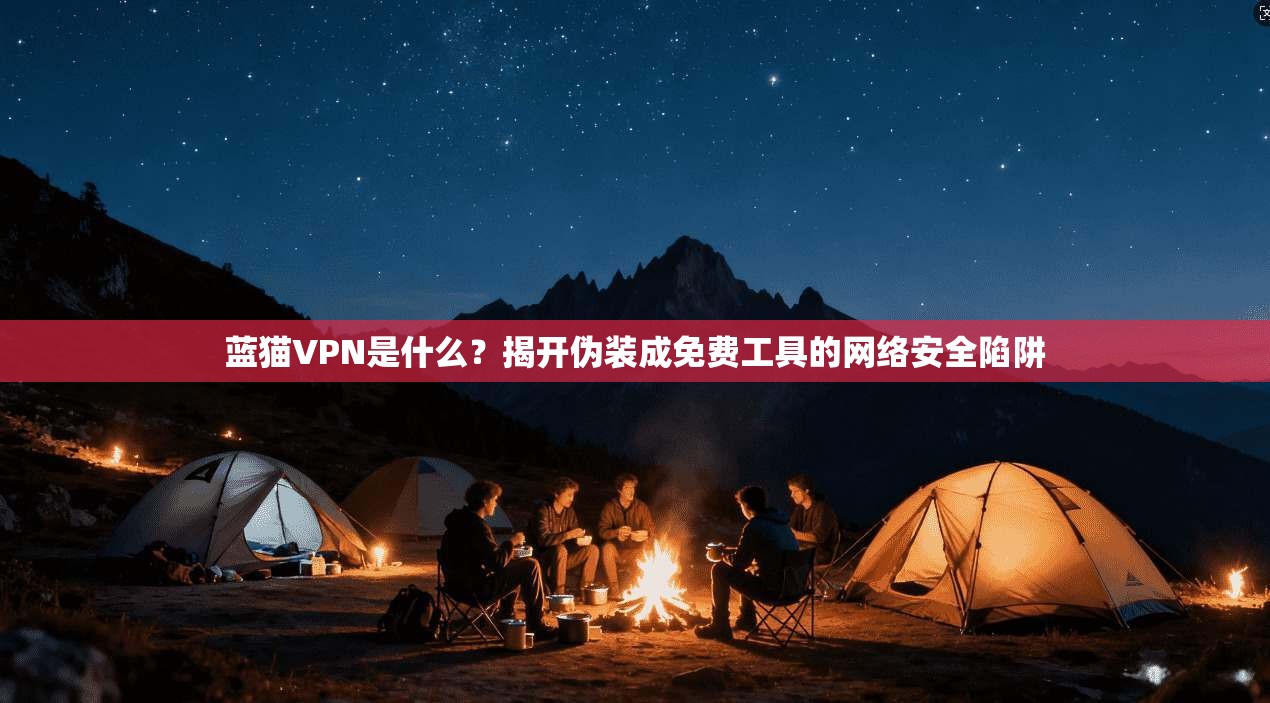 蓝猫VPN是什么？揭开伪装成免费工具的网络安全陷阱