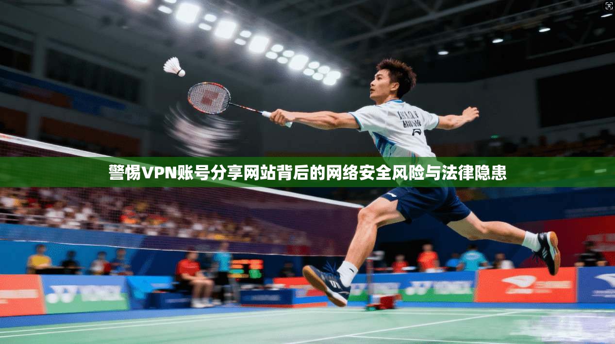 警惕VPN账号分享网站背后的网络安全风险与法律隐患