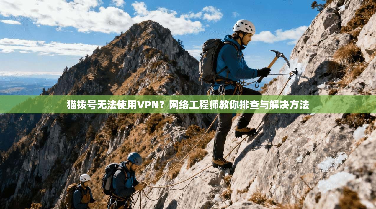 猫拨号无法使用VPN？网络工程师教你排查与解决方法