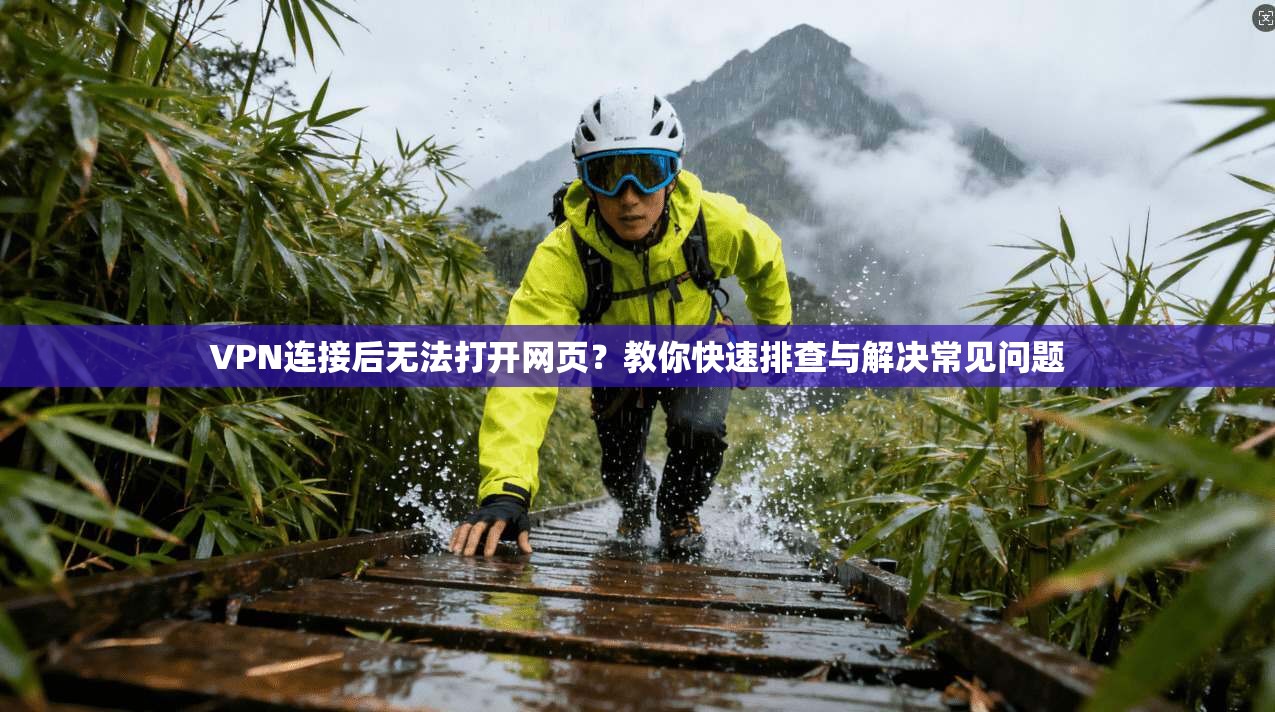 VPN连接后无法打开网页？教你快速排查与解决常见问题