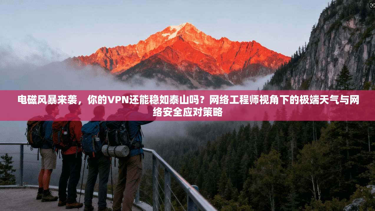 电磁风暴来袭，你的VPN还能稳如泰山吗？网络工程师视角下的极端天气与网络安全应对策略
