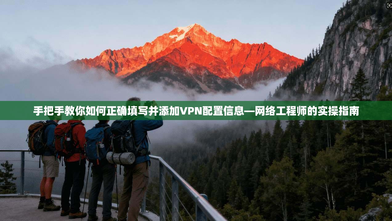 手把手教你如何正确填写并添加VPN配置信息—网络工程师的实操指南