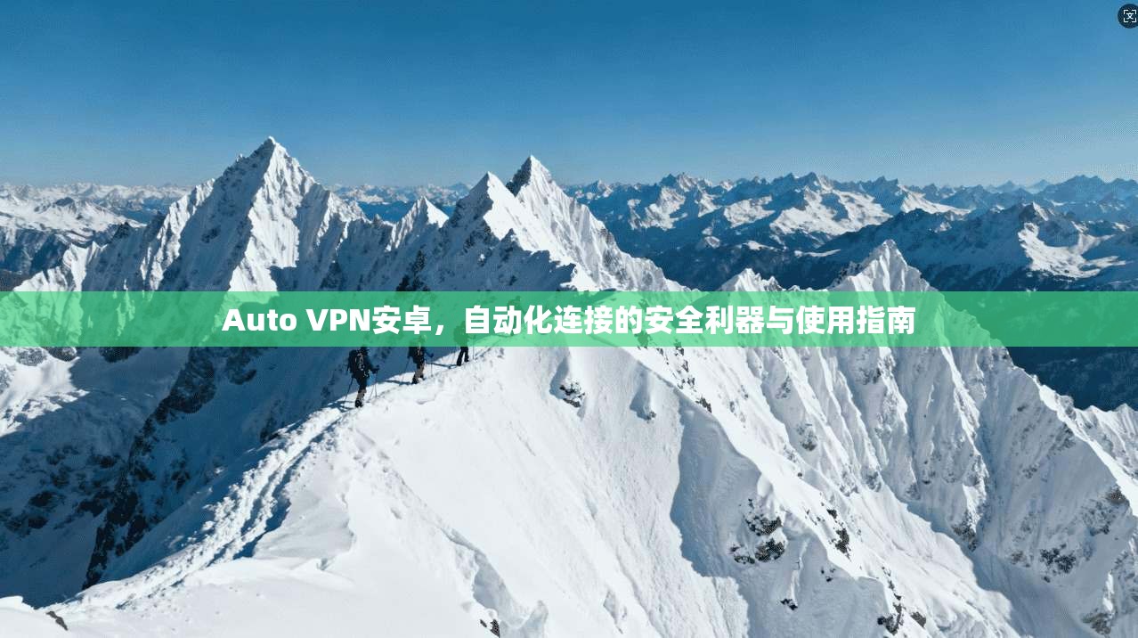 Auto VPN安卓,自动化连接的安全利器与使用指南 Auto VPN安卓,自动化连接的安全利器与使用指南