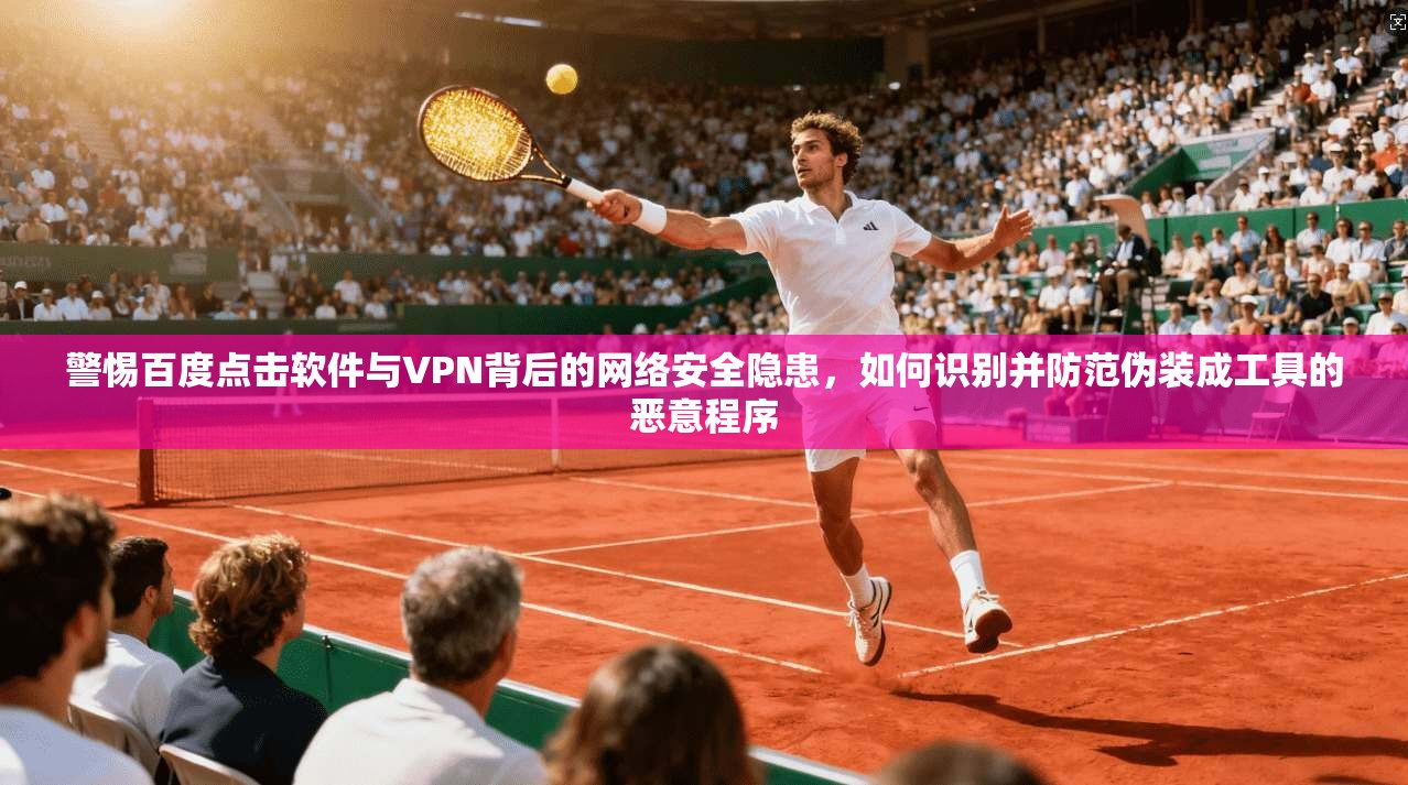 警惕百度点击软件与VPN背后的网络安全隐患，如何识别并防范伪装成工具的恶意程序